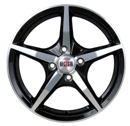 Диск Литой ALCASTA мод.M56 15х6 PCD 4х100 ET36 DIA60.1  BKF  